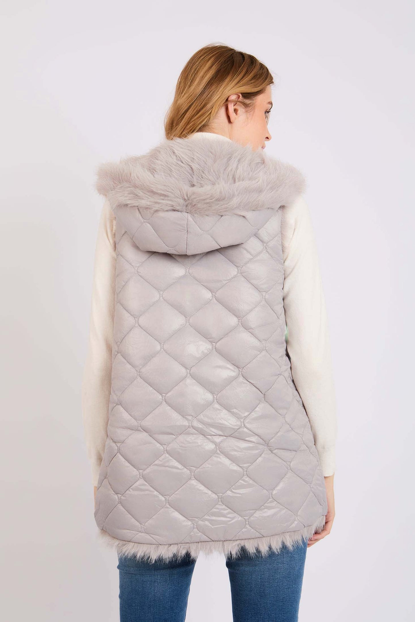 سترة نسائية عادية - بنية