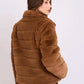 Women Regular Fit Jacket Brown