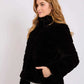 Women Regular Fit Jacket Black