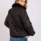 Women Regular Fit Jacket Black