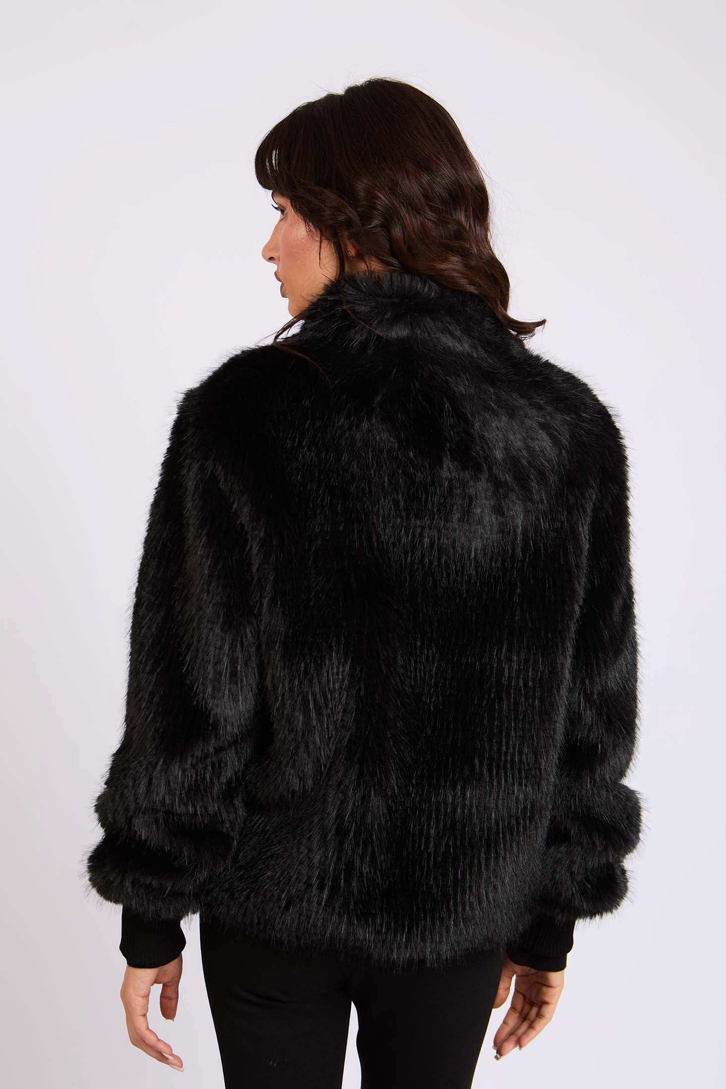 Women Regular Fit Jacket Black