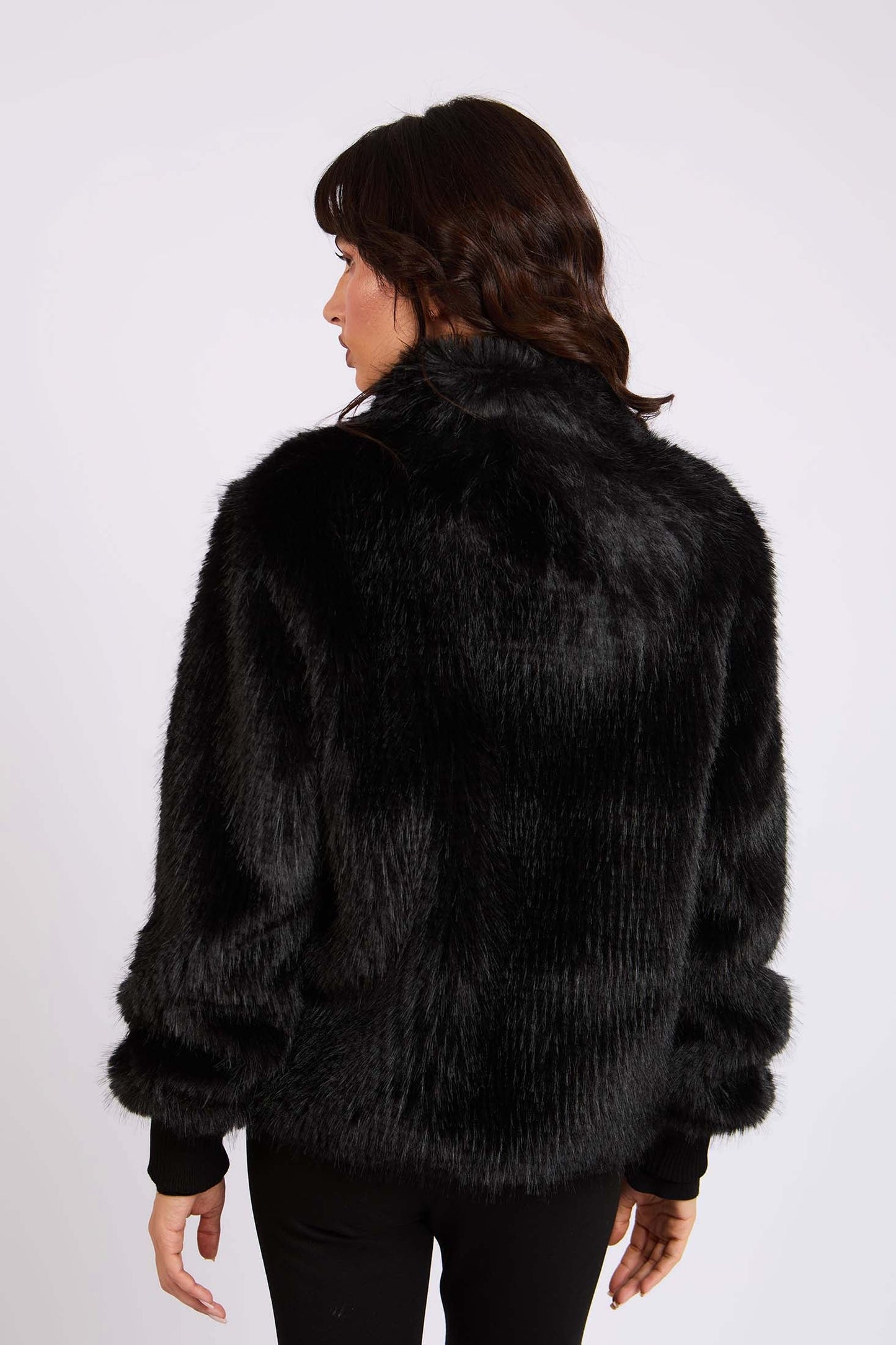 Women Regular Fit Jacket Black