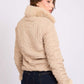 Women Regular Fit Jacket Brown