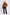 Women Regular Fit Jacket Brown