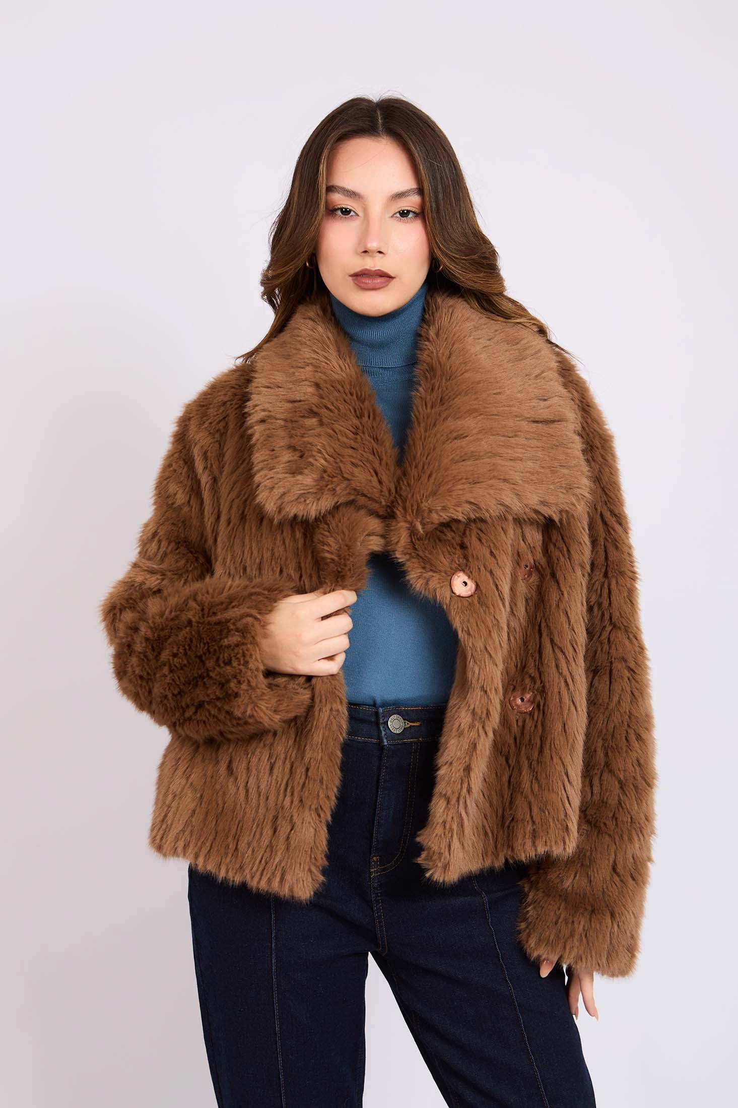 سترة نسائية عادية - وردية