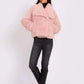 Women Regular Fit Jacket Pink