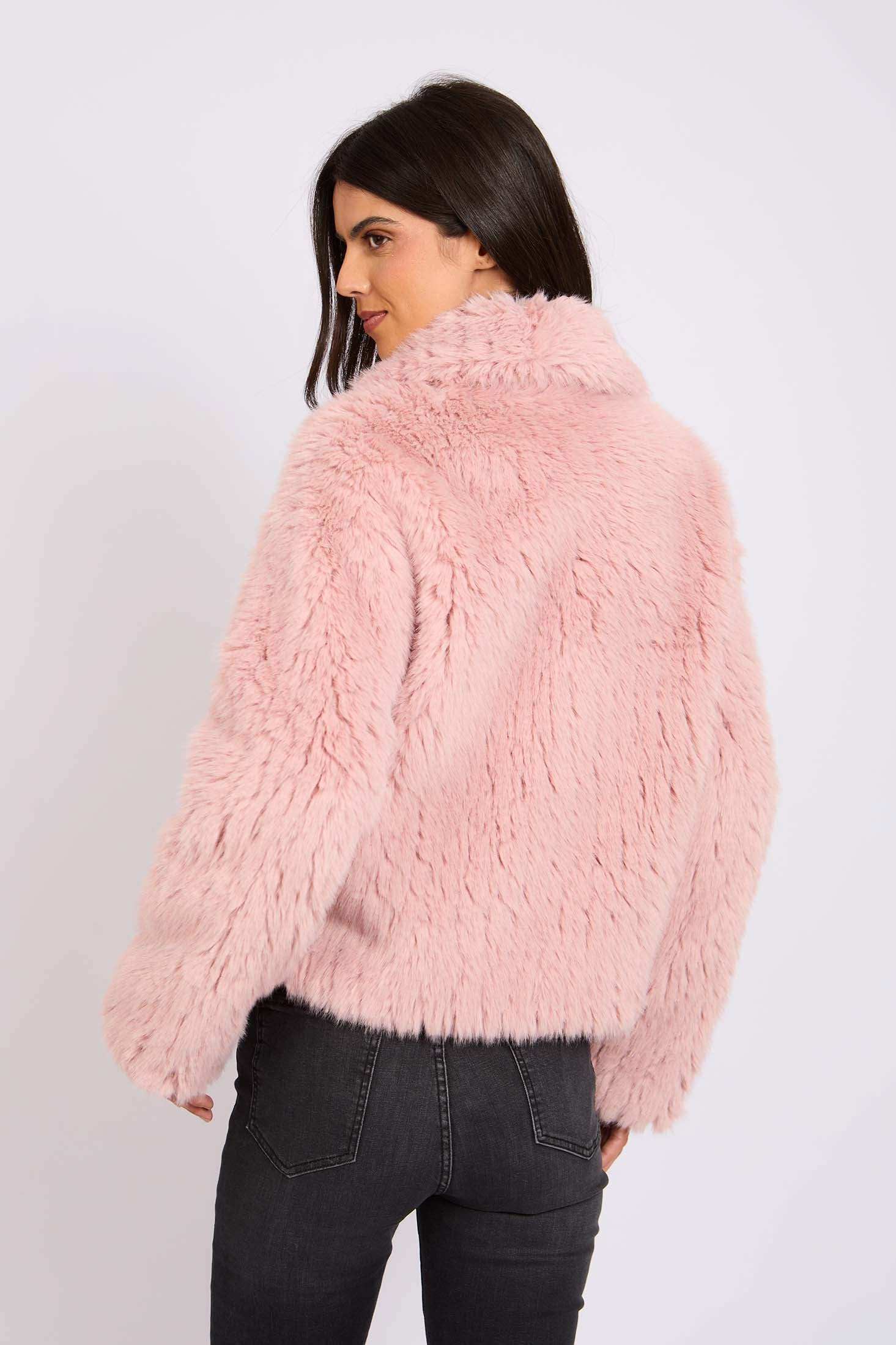 سترة نسائية عادية - وردية