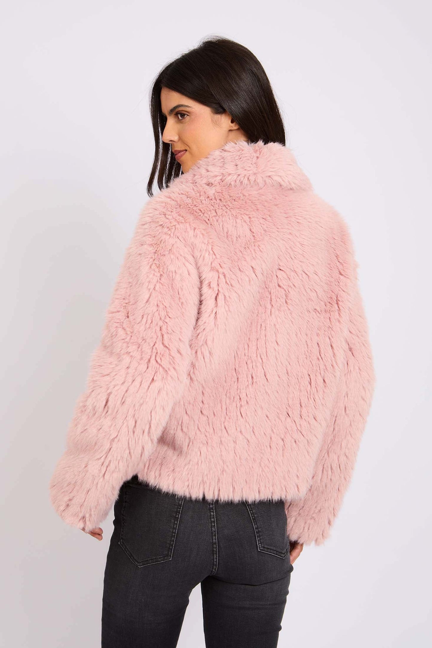 سترة نسائية عادية - وردية