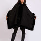 Women Regular Fit Poncho Black