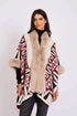 Women Regular Fit Poncho Multicolor