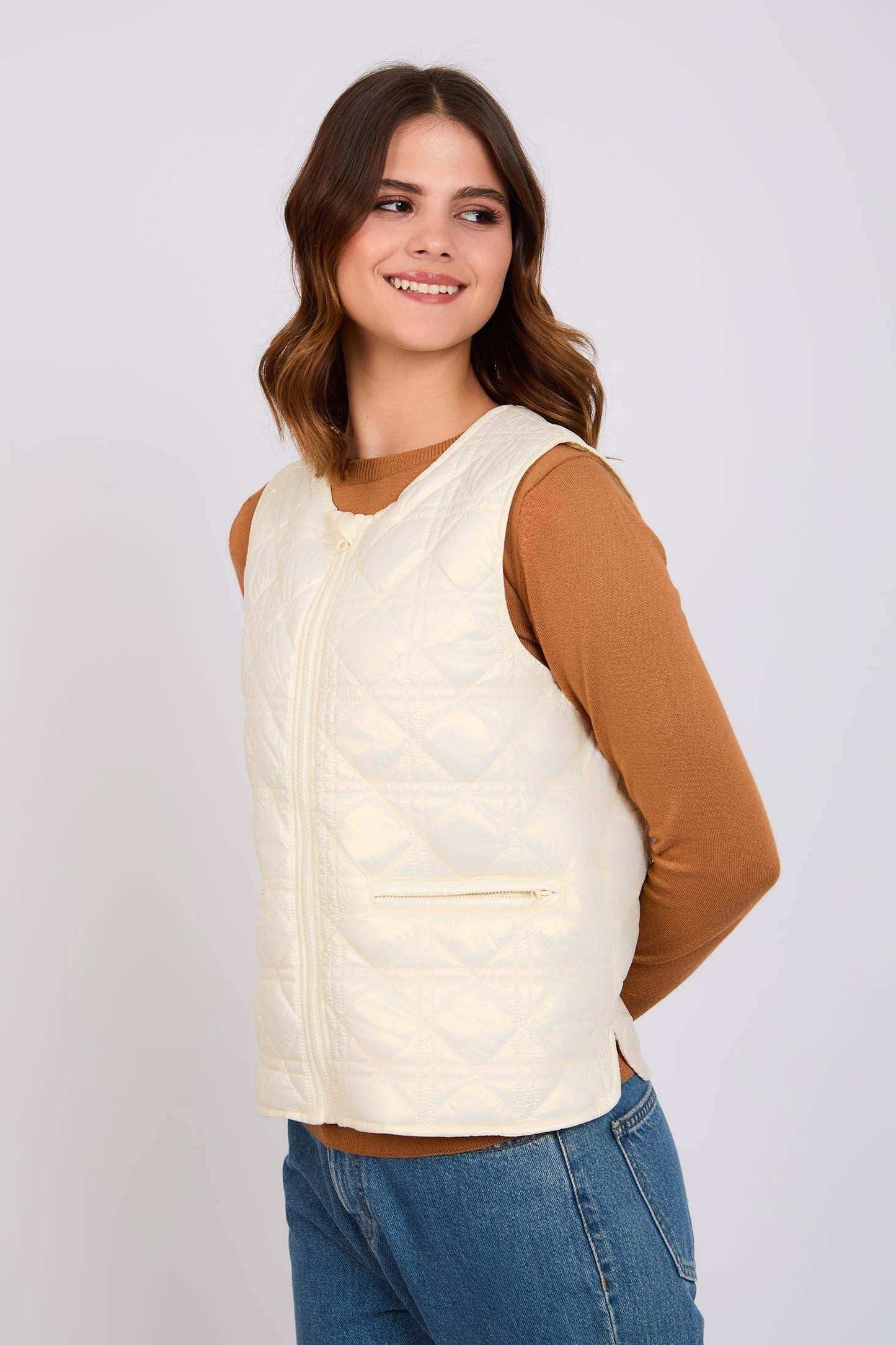 Women Vest White