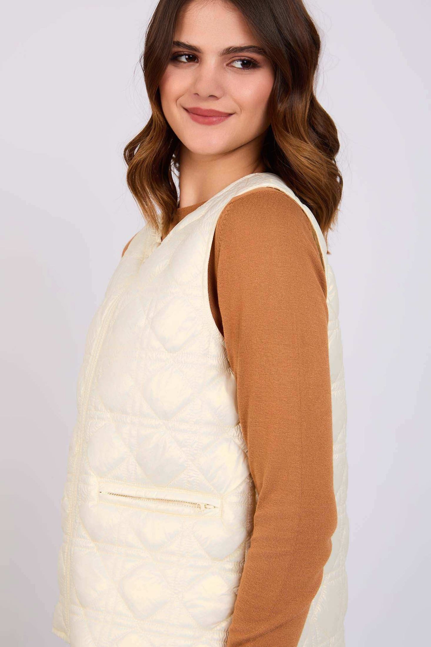 Women Vest White