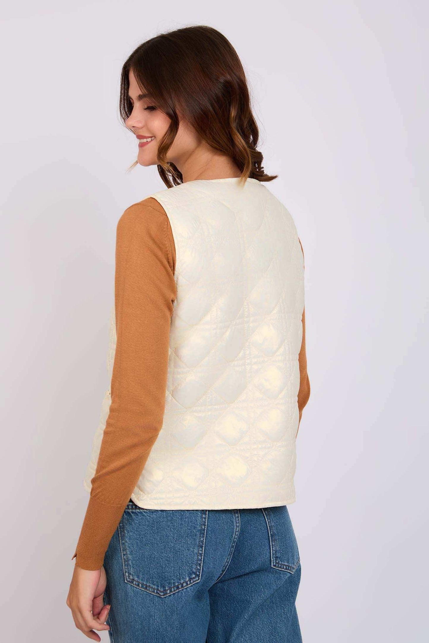 Women Vest White