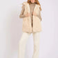 Women Regular Fit Vest Beige