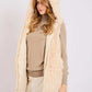 Women Regular Fit Vest Beige