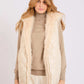 Women Regular Fit Vest Beige