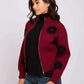 Women Regular Fit Cardigan Burgundy