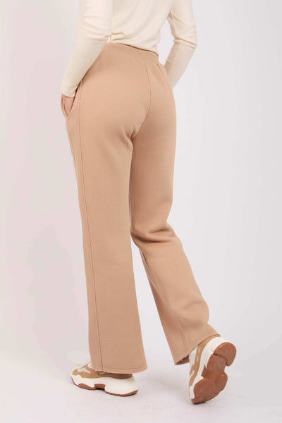 Women Regular Fit Sweat Pant - Beige