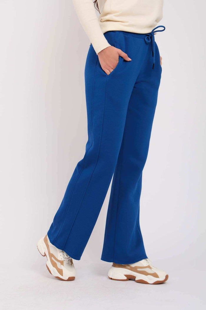 Women Regular Fit Sweat Pants - Blue