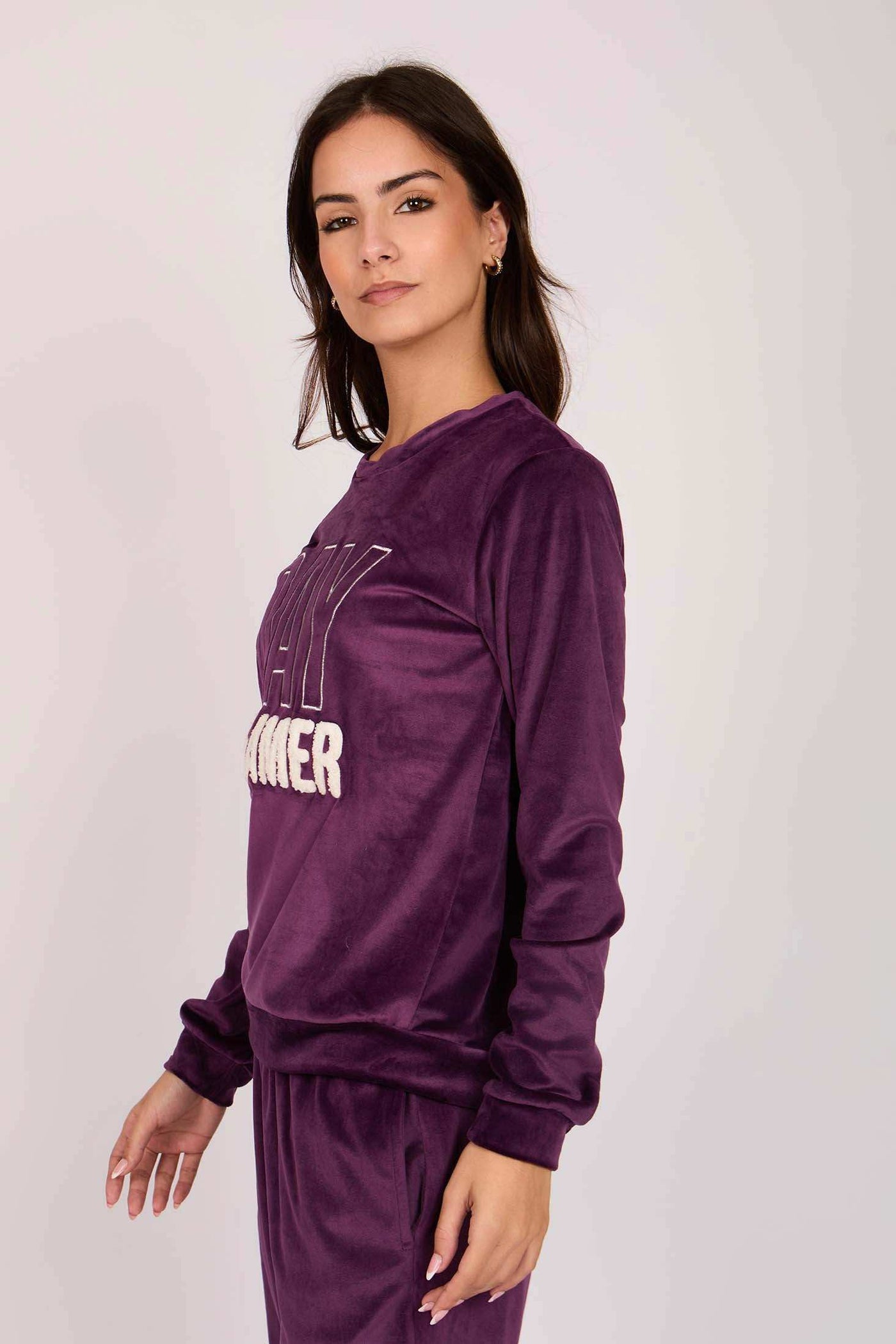 Women Regular Fit Pyjama - Purple