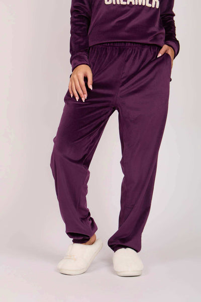 Women Regular Fit Pyjama - Purple