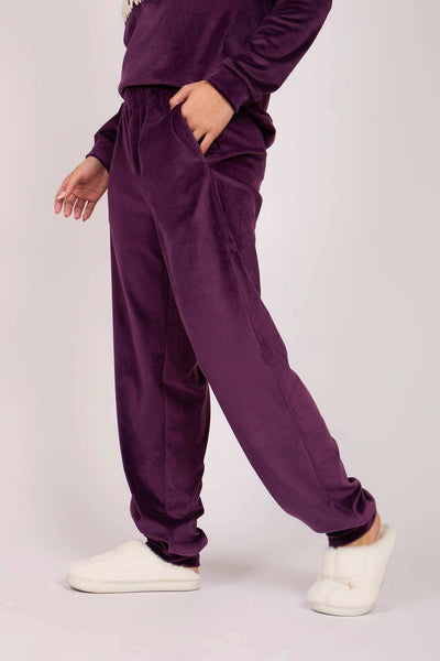 Women Regular Fit Pyjama - Purple