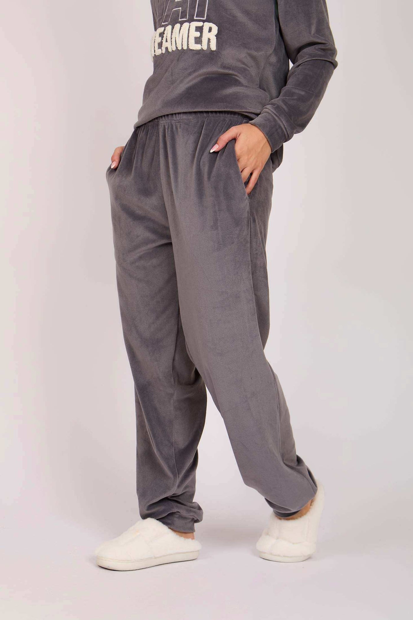 Women Regular Fit Pyjama - Grey