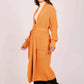 Women Regular Fit Cardigan Orange