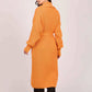 Women Regular Fit Cardigan Orange