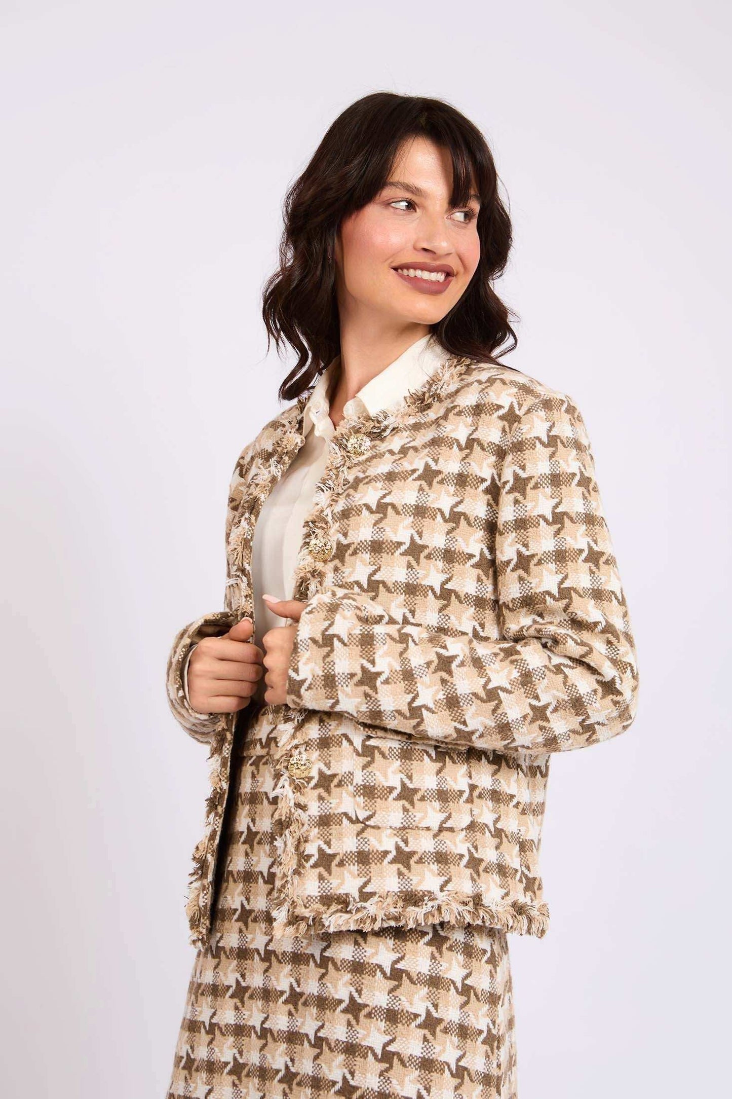 Women Regular Fit Jacket Multicolor