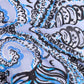 Women Scarf Blue Multicolor