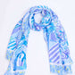Women Scarf BlueMulticolor