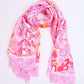 Women Scarf FuchsiaMulticolor
