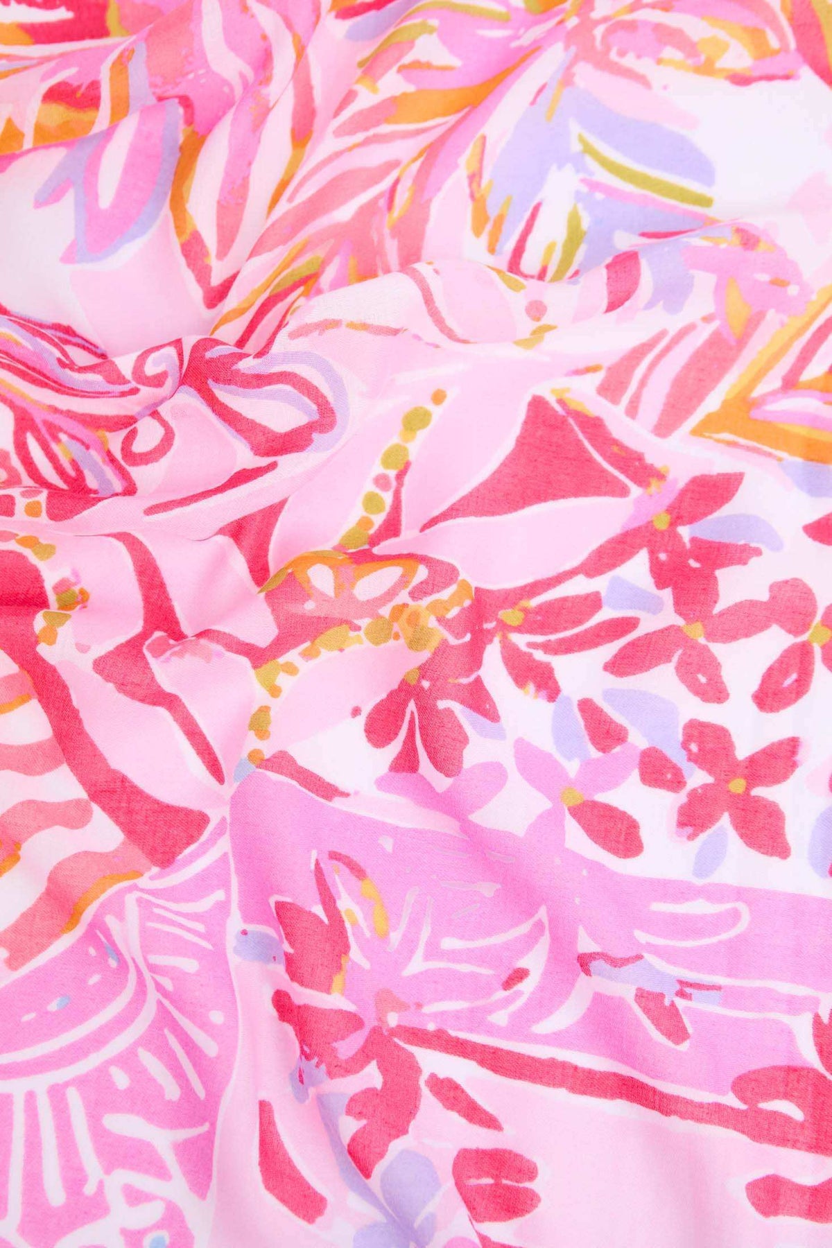 Women Scarf FuchsiaMulticolor