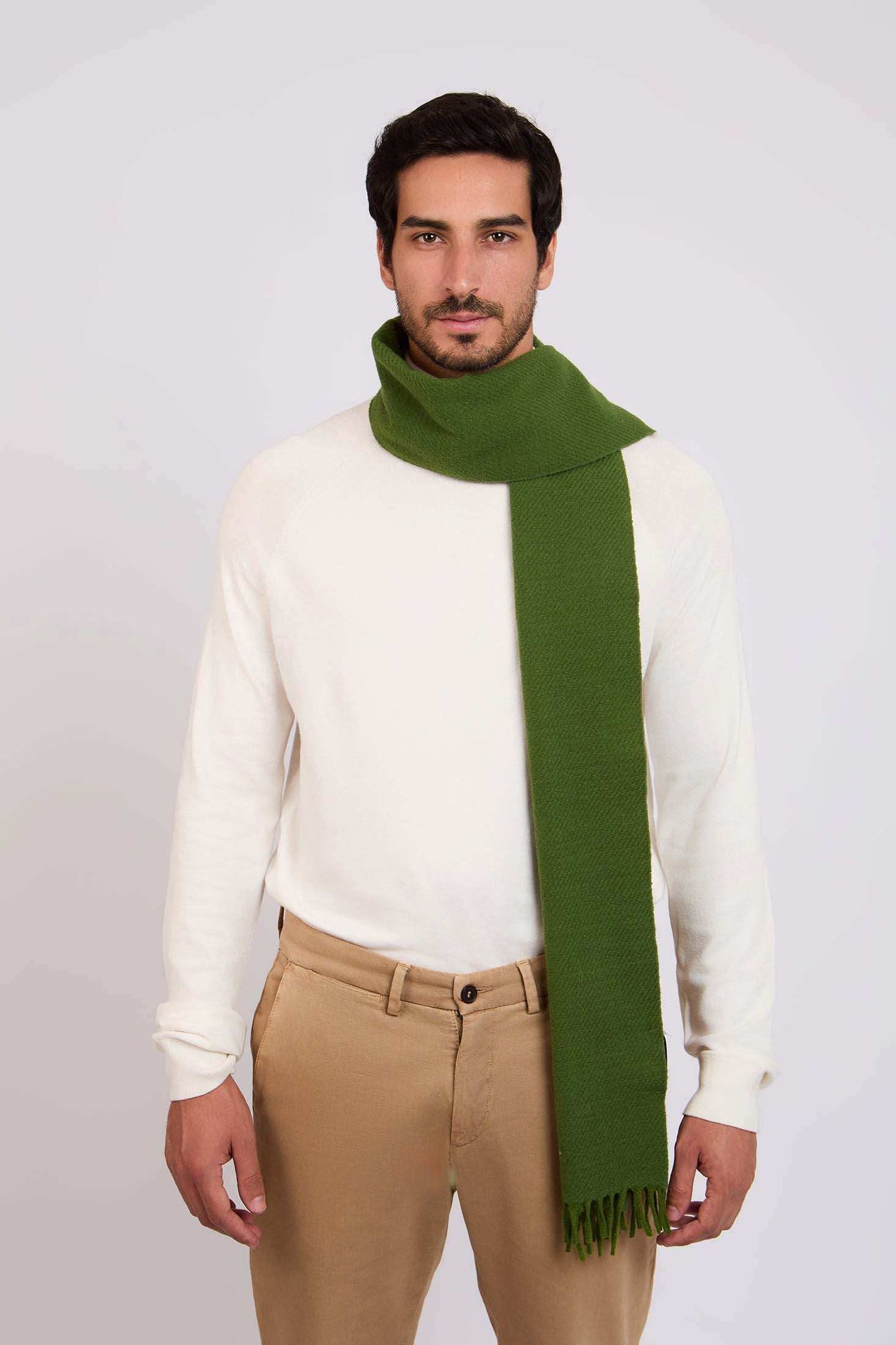 Men Scarf Green