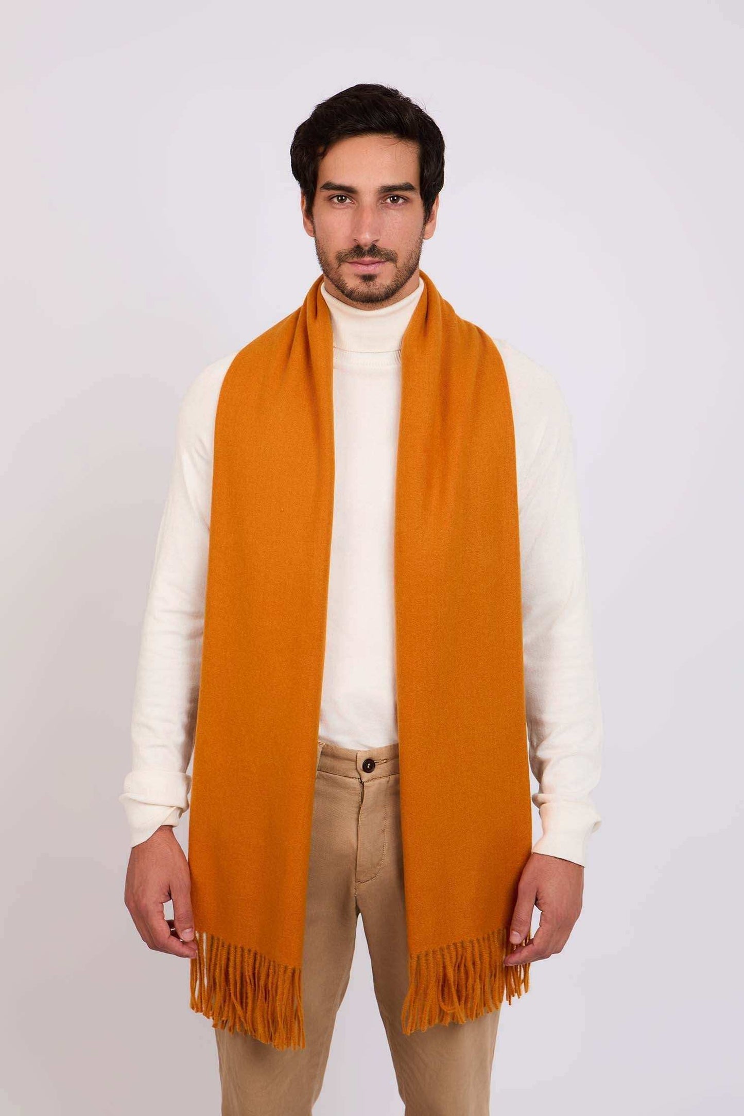 Men Scarf Orange