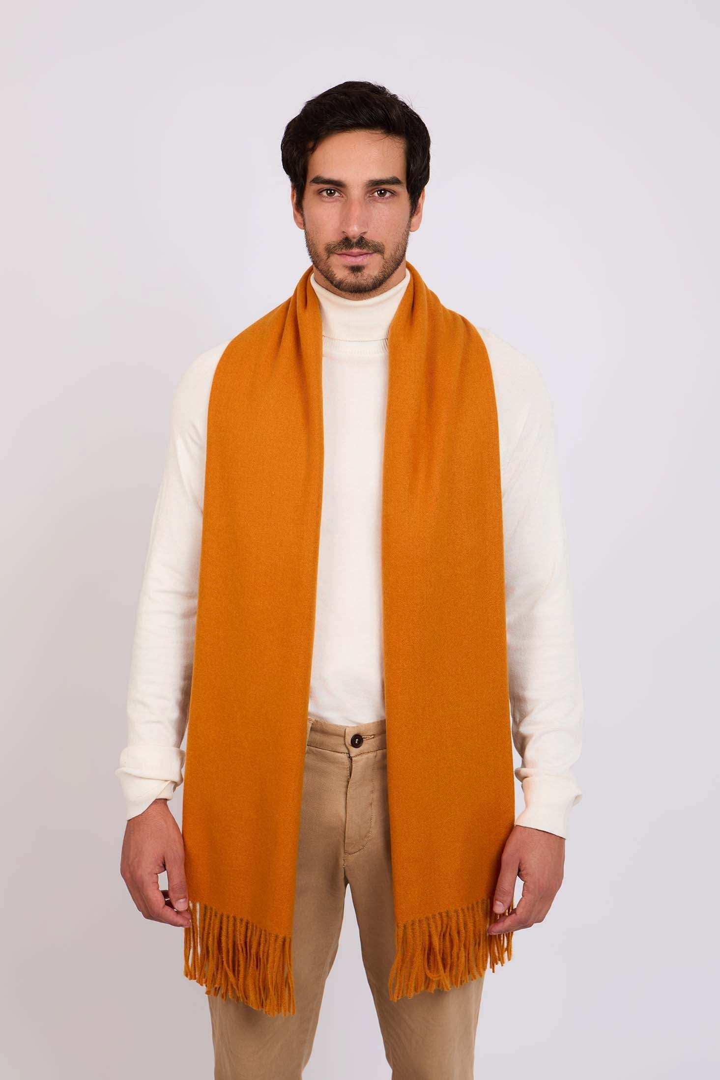 Men Scarf Orange