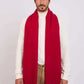 Men Scarf Burgundy