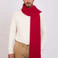 Men Scarf Burgundy