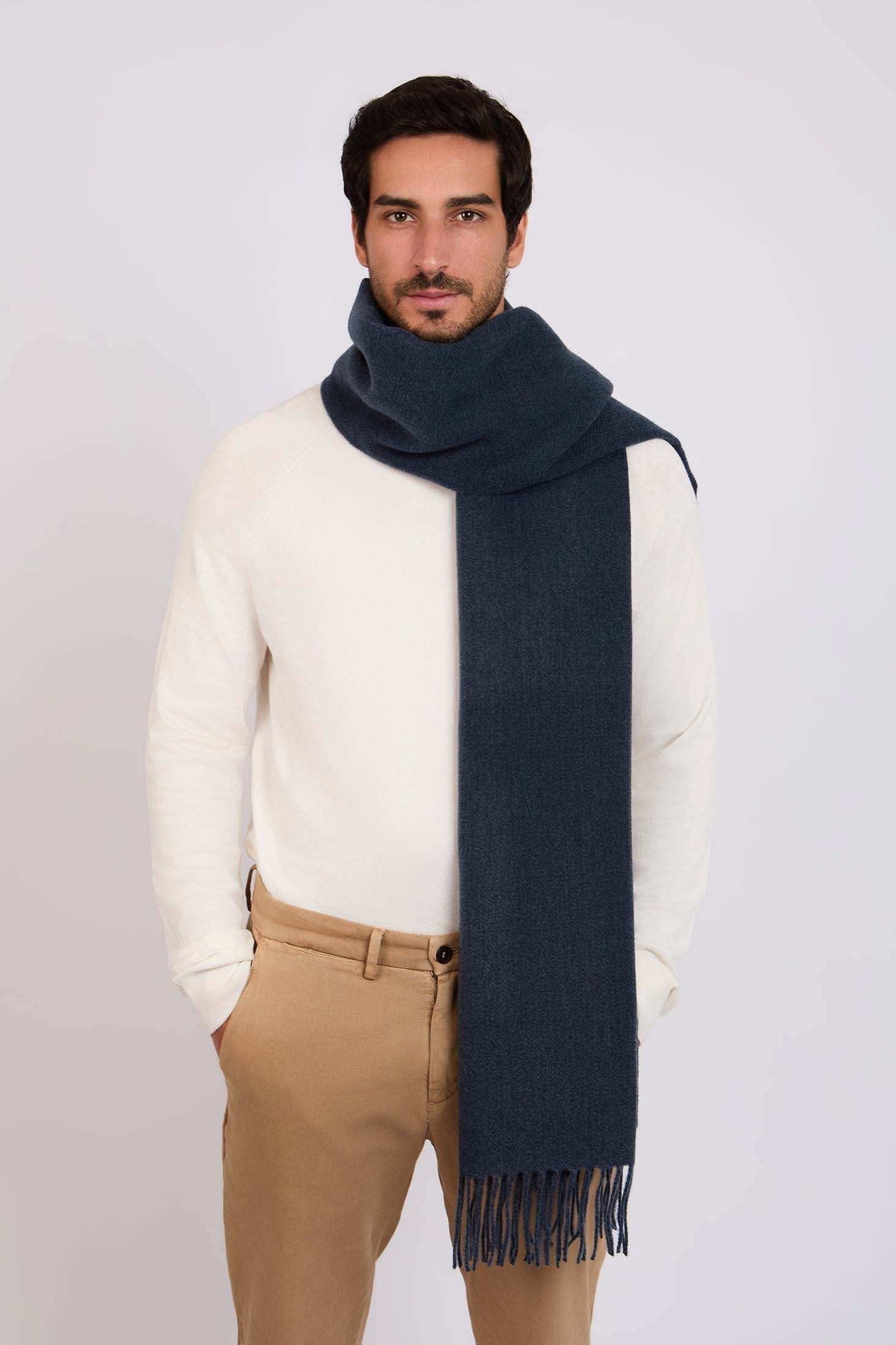 Men Scarf Navy