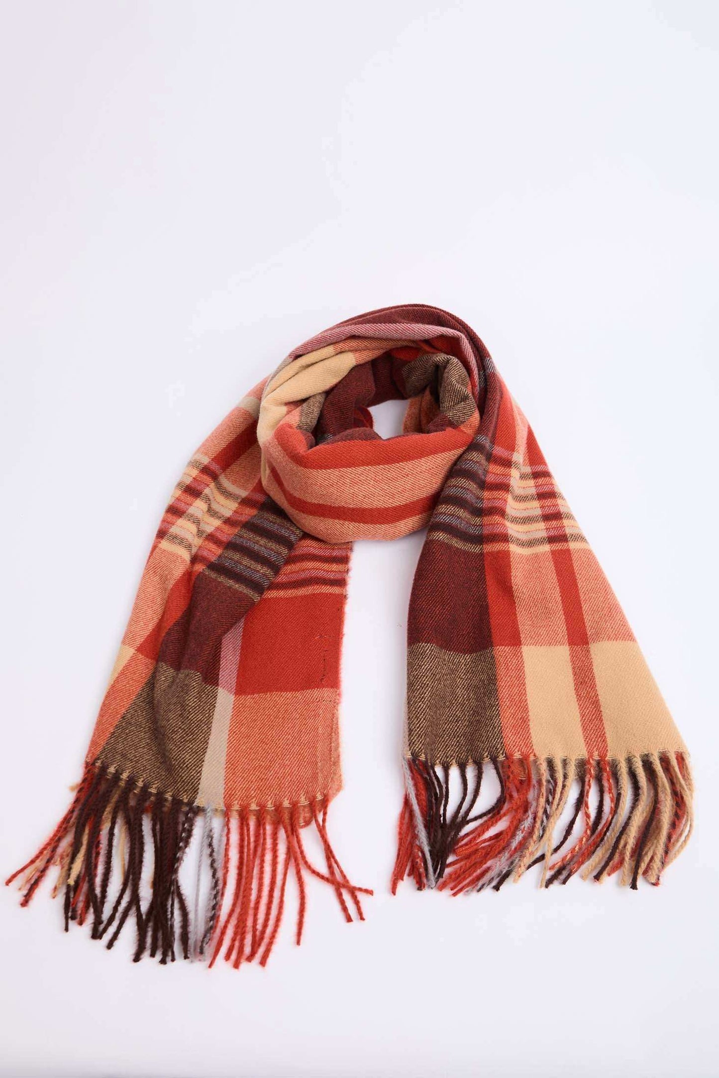 Men Scarf Orange