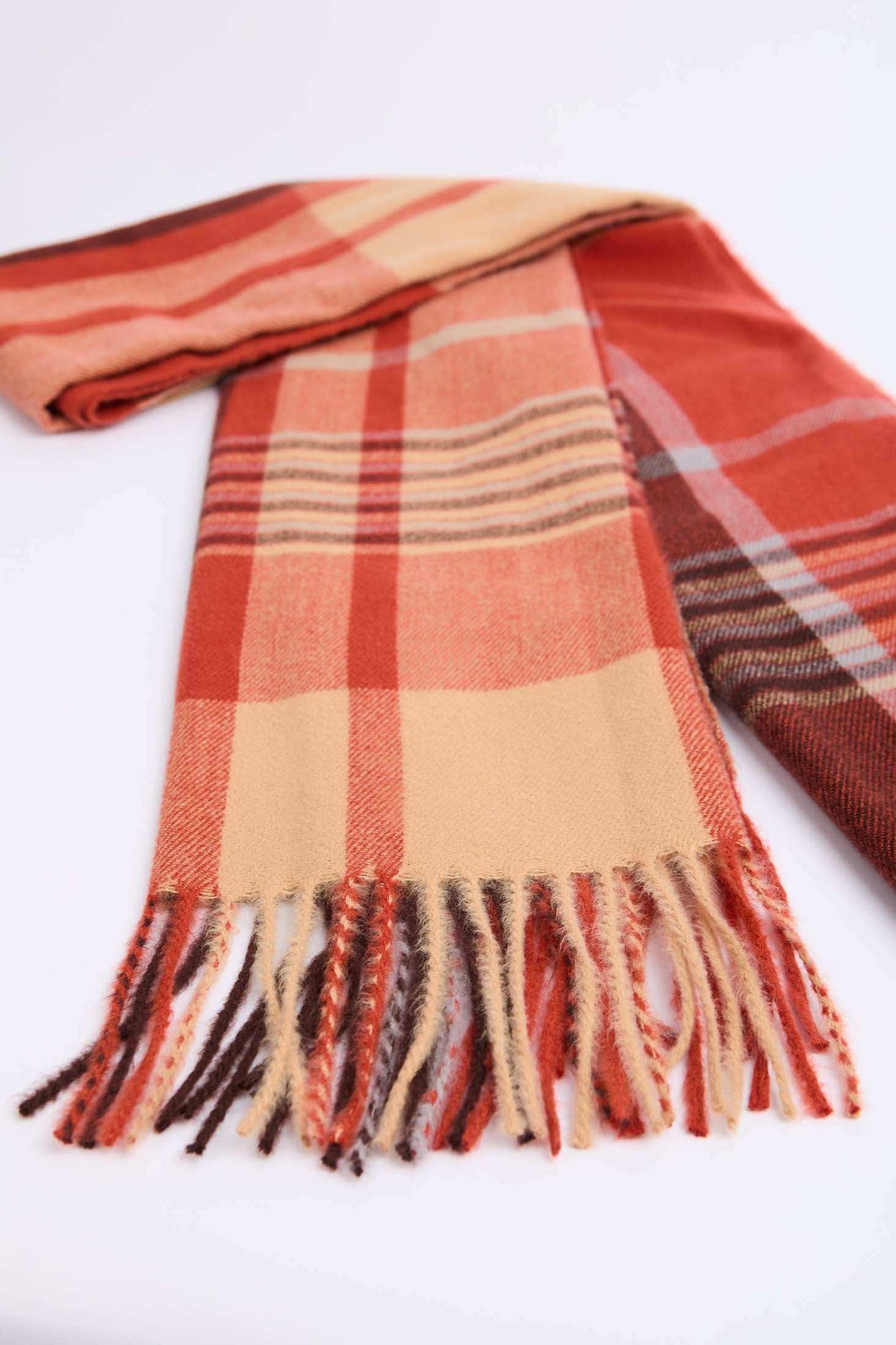 Men Scarf Orange