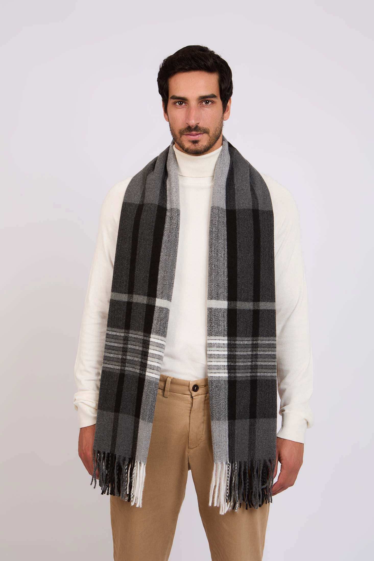 Men Scarf Grey