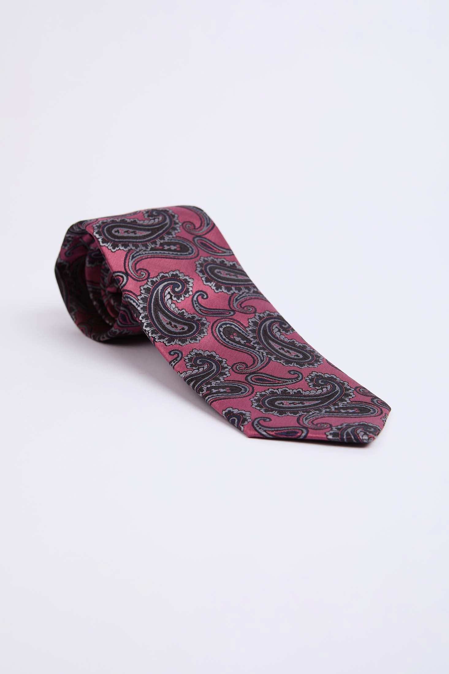 Men Tie Dark Pink