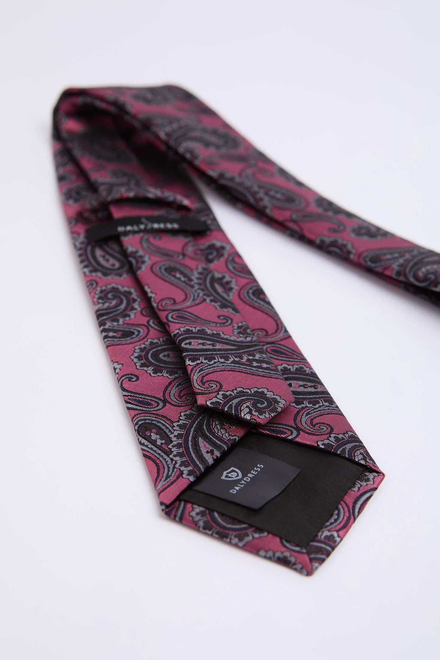 Men Tie Dark Pink