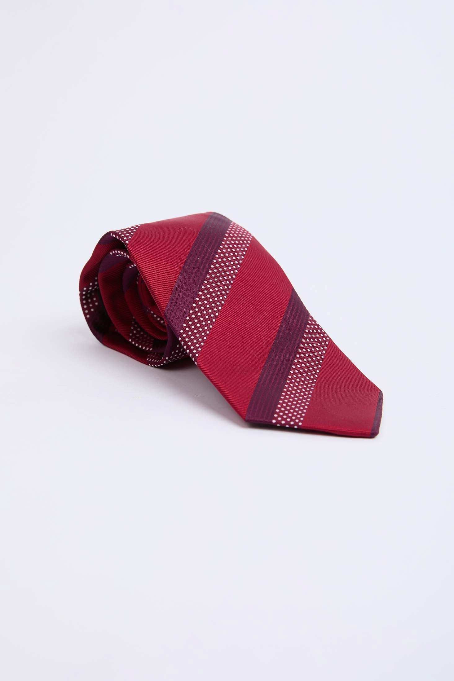 Men Tie Burgundy