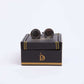 Men Regular Fit Cufflink Grey