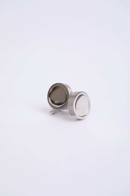 Men Regular Fit Cufflink Grey