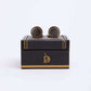 Men Regular Fit Cufflink Gold