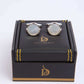 Men Regular Fit Cufflink Grey